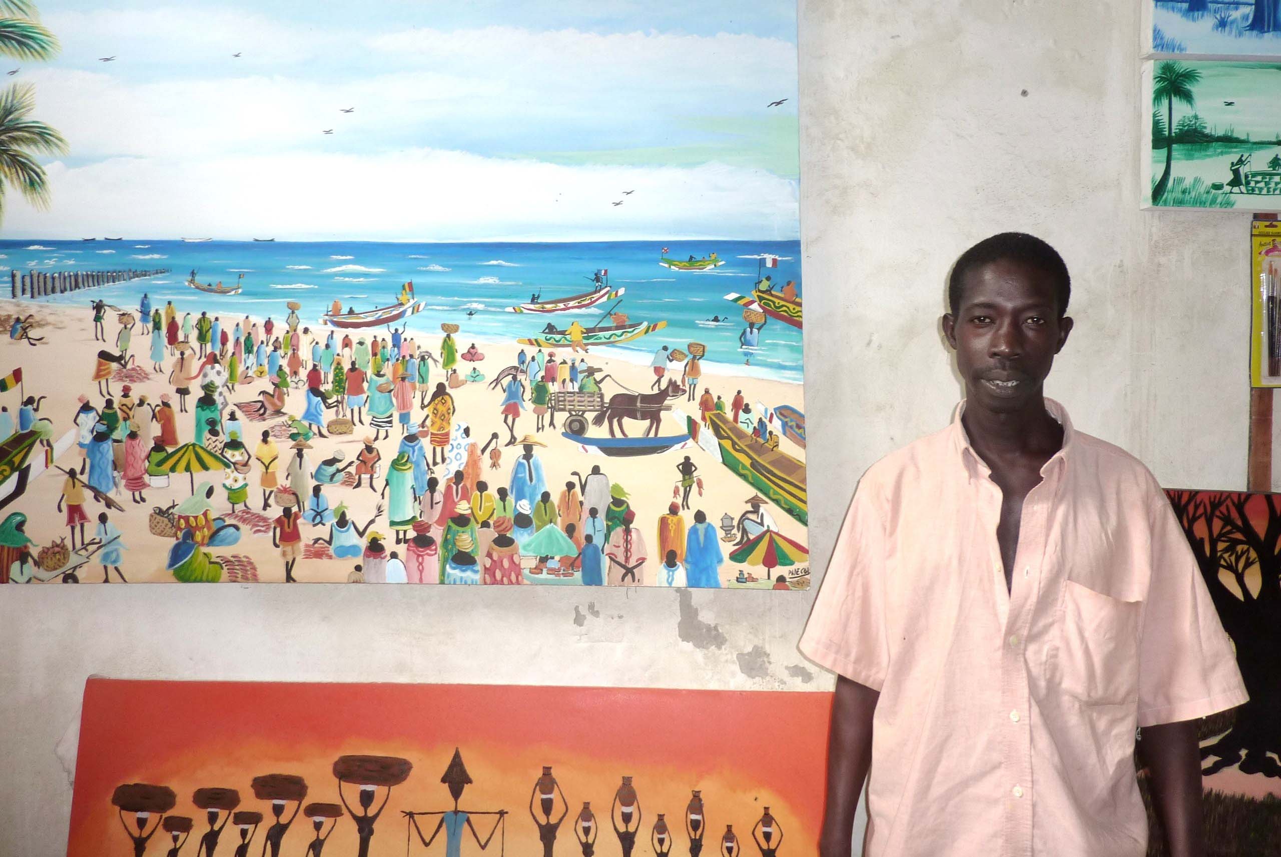 F Artist in Mbor Senegal